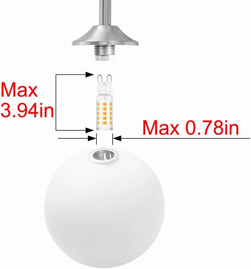 Elagant Modern Brushed Nickel Bathroom Vanity Lights, 3-Lights Bathroom Light Fixtures with Milky White Globe Glass Shade, Bathroom Wall Sconces Light over Mirror Dressing Table Bedroom Living Room