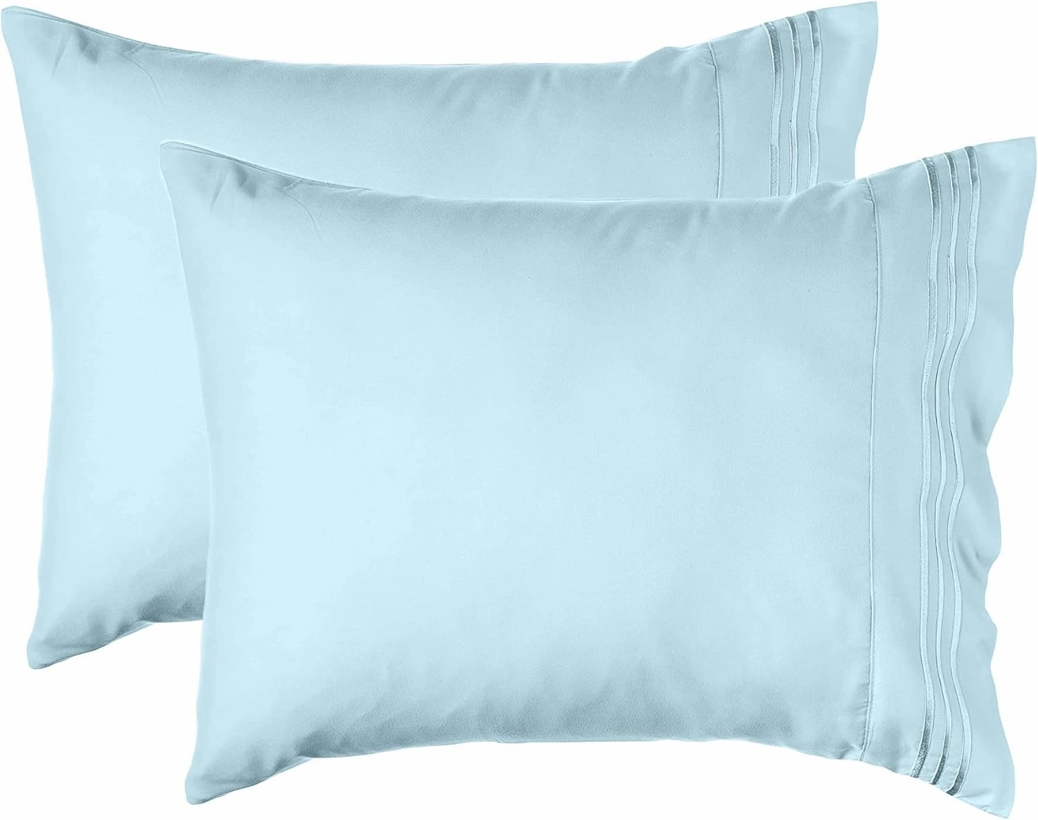 Elegant Comfort 4-Piece Full- Smart Sheet Set! Luxury Soft 1500 Premier Hotel Quality Wrinkle and Fade Resistant with Side Storage Pockets on Fitted Sheet, Full, Aqua Blue