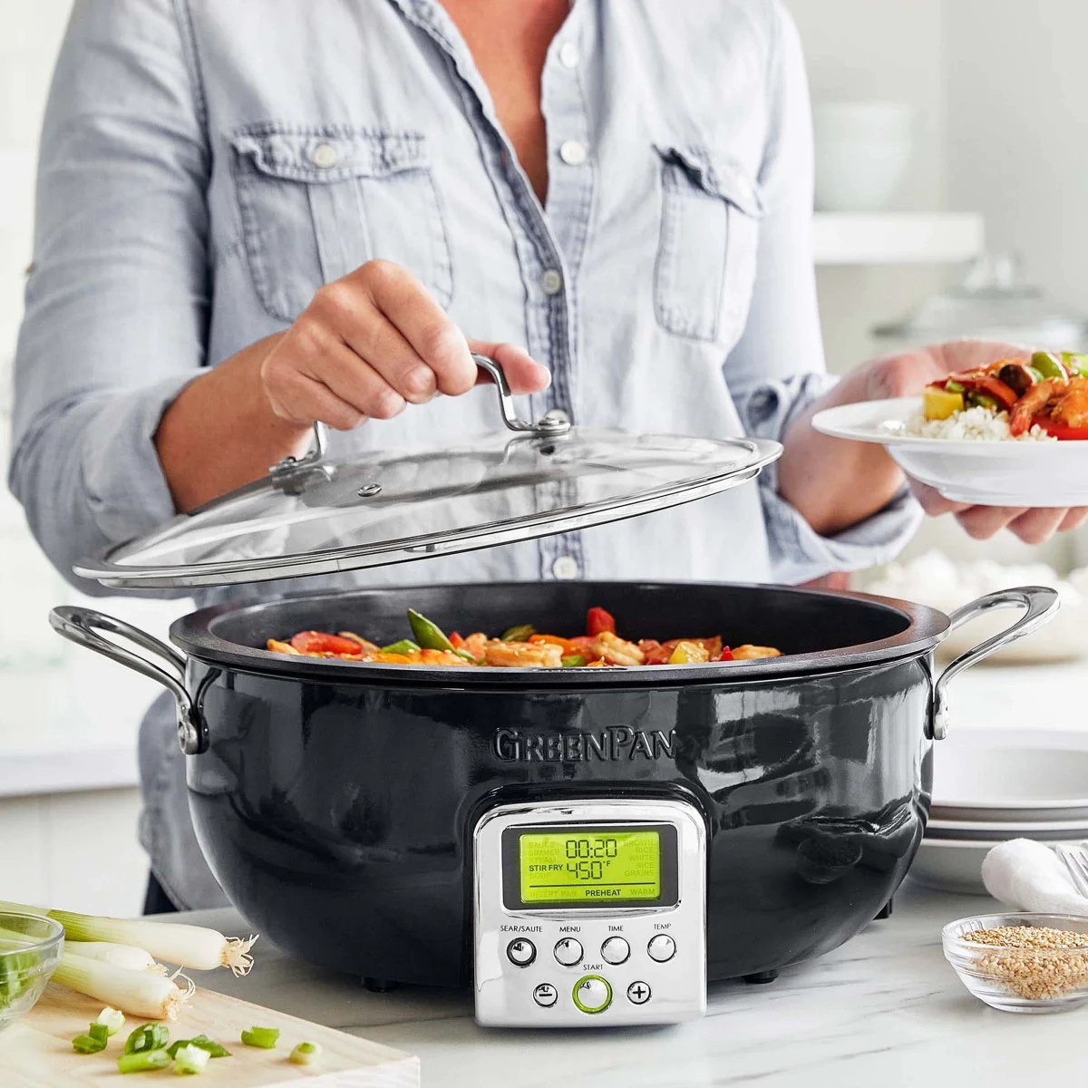 Elite 6 Qt Essential Smart Skillet