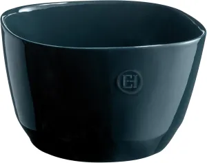 Emile Henry Made in France Ceramic Medium Salad Bowl 8.75"x 8.6"x 5.5"- 3.5Qt |Ocean