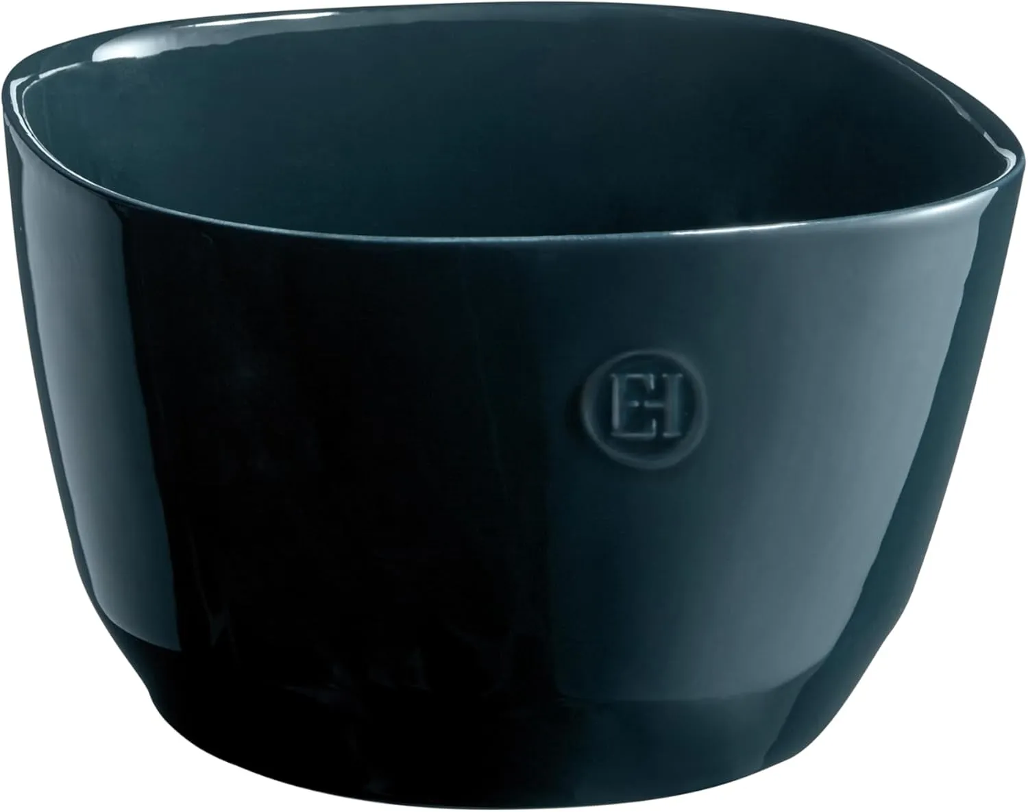Emile Henry Made in France Ceramic Medium Salad Bowl 8.75"x 8.6"x 5.5"- 3.5Qt |Ocean