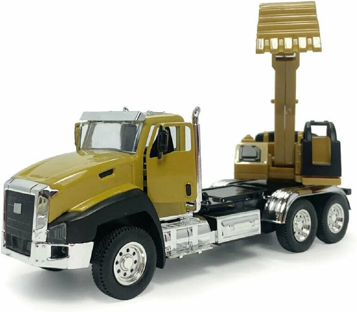 Engineering Truck Excavator Construction Model Car Diecast Pull Back Kids Toy Vehicle Gift/Decoration 1/50