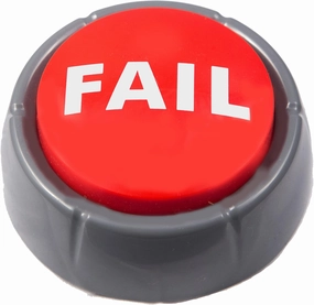 Epic Fail Button | Sad Trombone Sound Effect Button (Batteries Included) Back to School Christmas Holiday Stocking Stuffer Gift Office Desk Sales Marketing Gag Gift Nut Hype Funny Office Toy