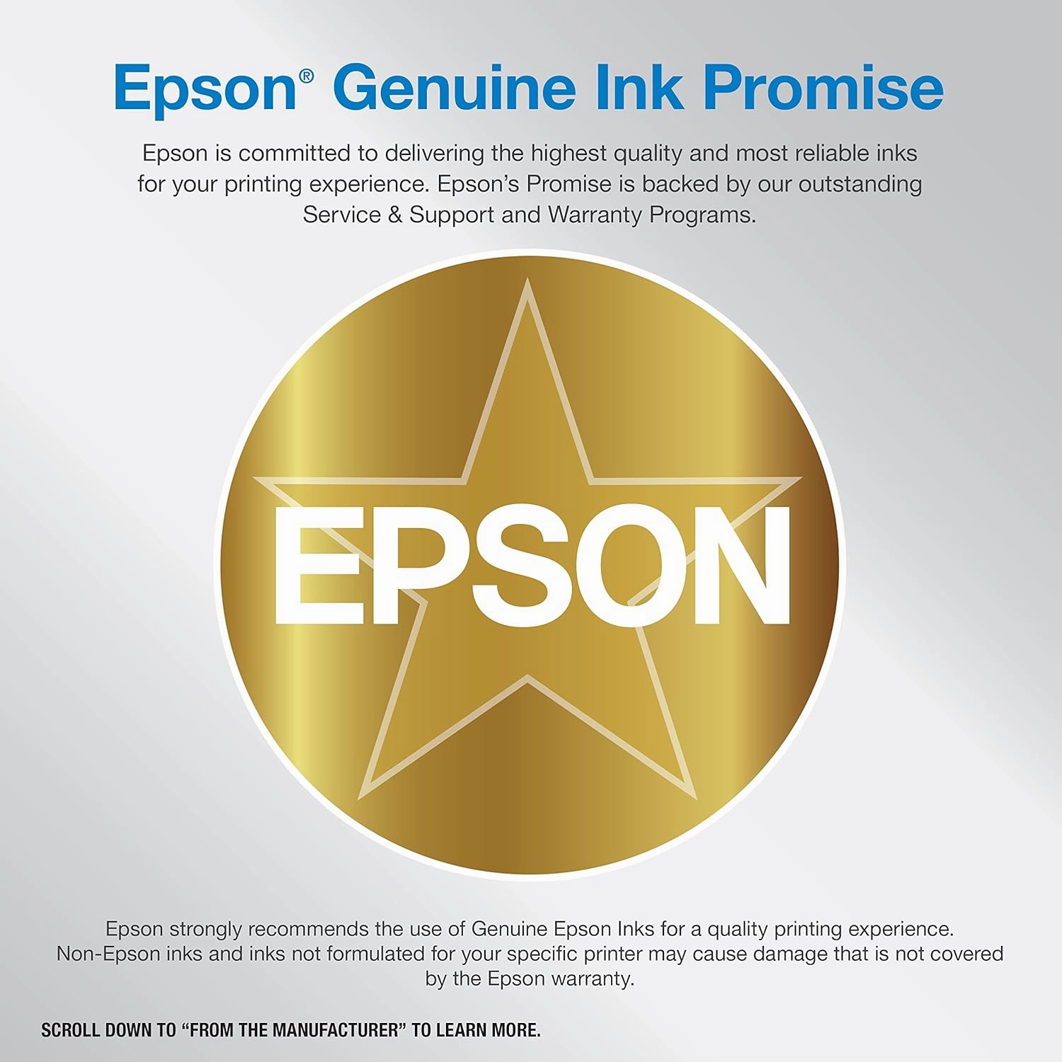 Epson EcoTank ET-2850 Wireless Color All-in-One Cartridge-Free Supertank Printer with Scan, Copy and Auto 2-sided Printing - White (Renewed)