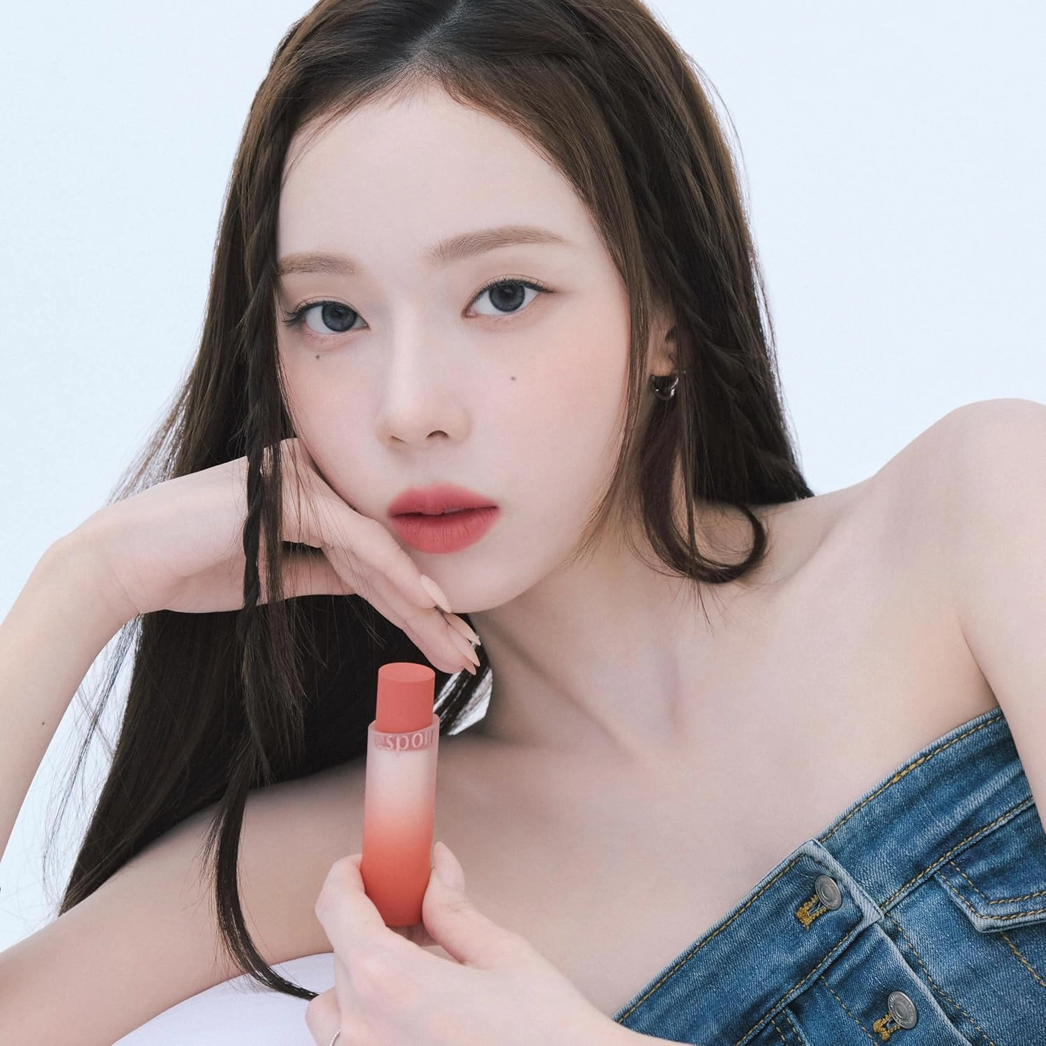 Espoir Lipstick Nowear Volume Matte #1 Fog Mauve 0.1oz | Airy Velvet Matte Lip | Long-Lasting Vibrant Color | Soft Creamy Texture like Cloud | Cruelty-Free | Korean Lip Makeup