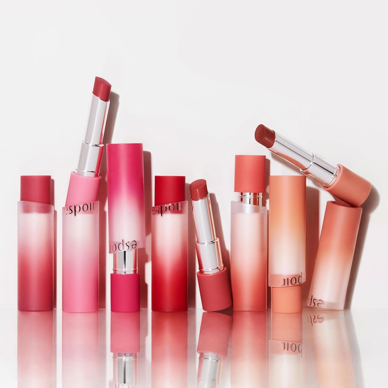 Espoir Lipstick Nowear Volume Matte #1 Fog Mauve 0.1oz | Airy Velvet Matte Lip | Long-Lasting Vibrant Color | Soft Creamy Texture like Cloud | Cruelty-Free | Korean Lip Makeup