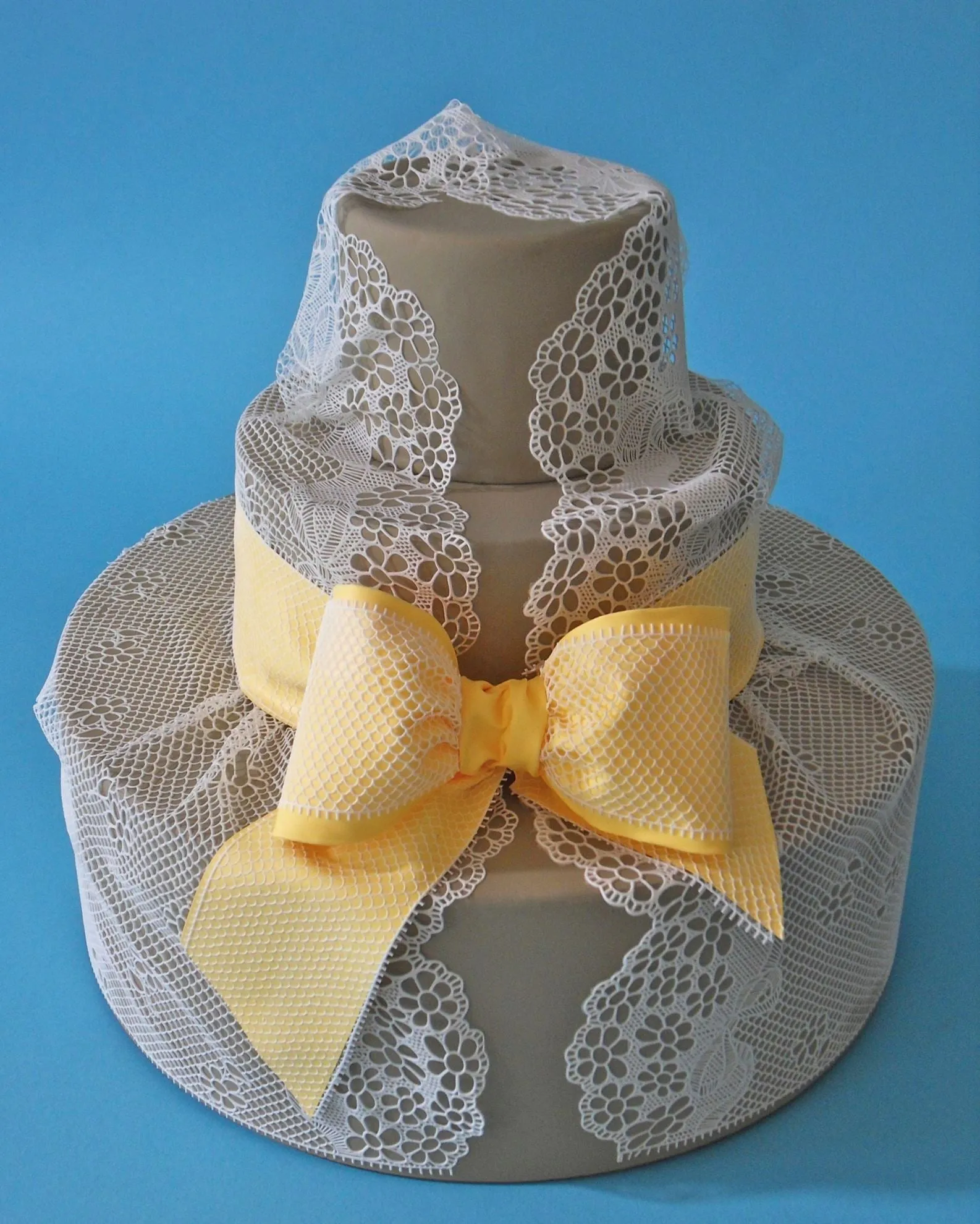 EXTRA LARGE WEDDING VEIL CAKE LACE MAT