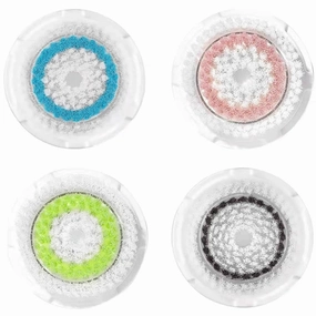 Facial Cleansing Brush Head Replacement Set Compatible with Mia 1, Mia 2, Mia Fit, Alpha Fit, Smart Profile Uplift, 4 Pack