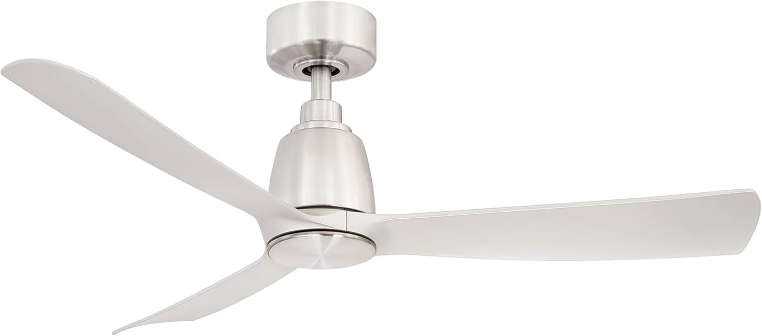 Fanimation FPD8547BN Kute 44 Ceiling Fan, Brushed Nickel