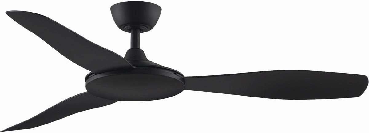 Fanimation GlideAire Indoor/Outdoor Ceiling Fan with Black Blades 52 inch - Black