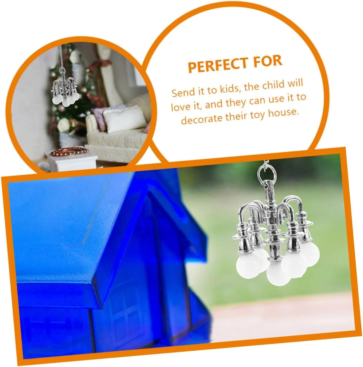 FAVOMOTO 10pcs Miniature Ceiling Lamp Dollhouse Simulation Lighting Compact Safe Material for Mini House Decoration and Landscape Scenery Non-Illuminating