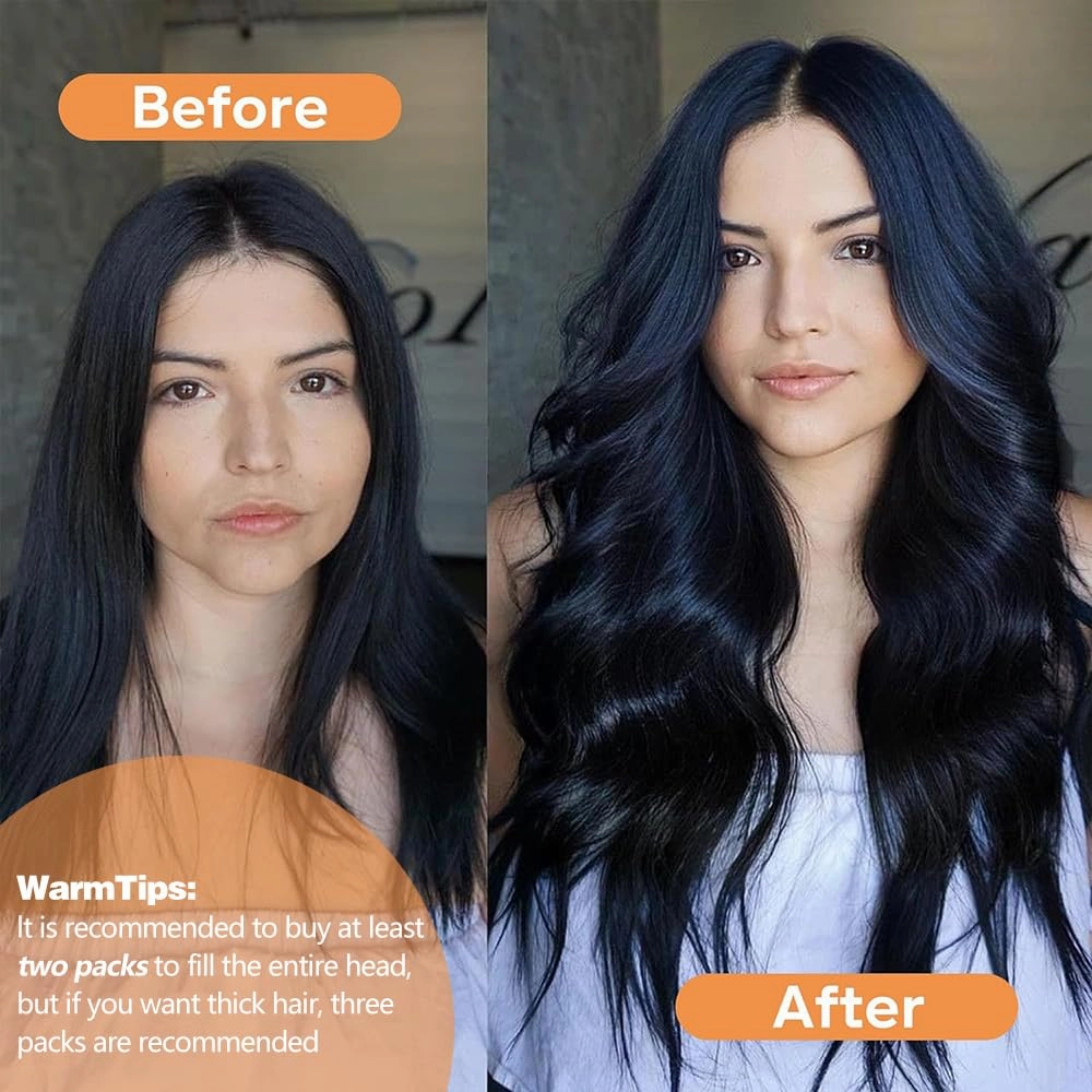 FB27 Balayage Clip In Hair Extensions Real Human Hair Straight Ombre Clip In Black to Blonde Human Hair Extensions Highlight Clip ins Remy Hair for Women 8Pcs with 18Clips Lace Weft 120g 18inch