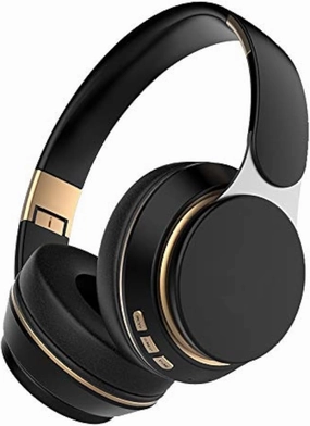 FG-07 Wireless Gaming Headset, Lightweight, Comfortable,Memory Foam & Premium Leatherette Ear Cushions, Stereo Headphones, Gaming Headphones with Mic for Mobile Device… (Black)