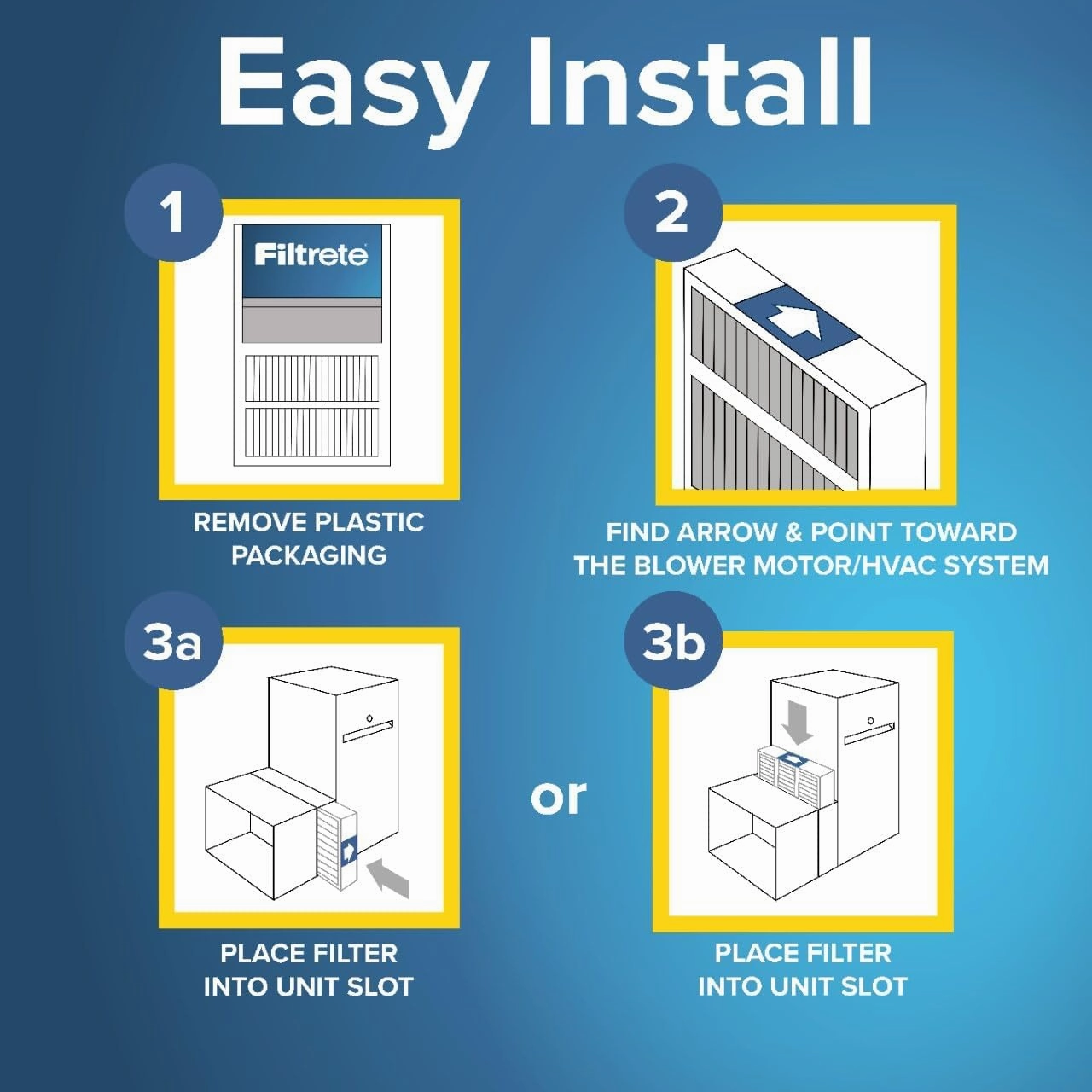 Filtrete High Performance Deep Pleat Filter 1550 MPR NDP01-4IN-4, 16 in x 25 in x 4 in (40.6 cm x 63.5 cm x 10.1 cm)