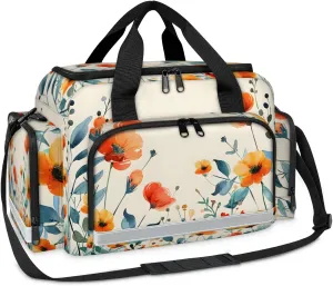 First Aid Bags Empty, Magical Flower Emergency Bag First Aid Kit Multiple Compartment Kit Carrier On Call Trauma Bag For Paramedics Emergency Medical Supplies Kit