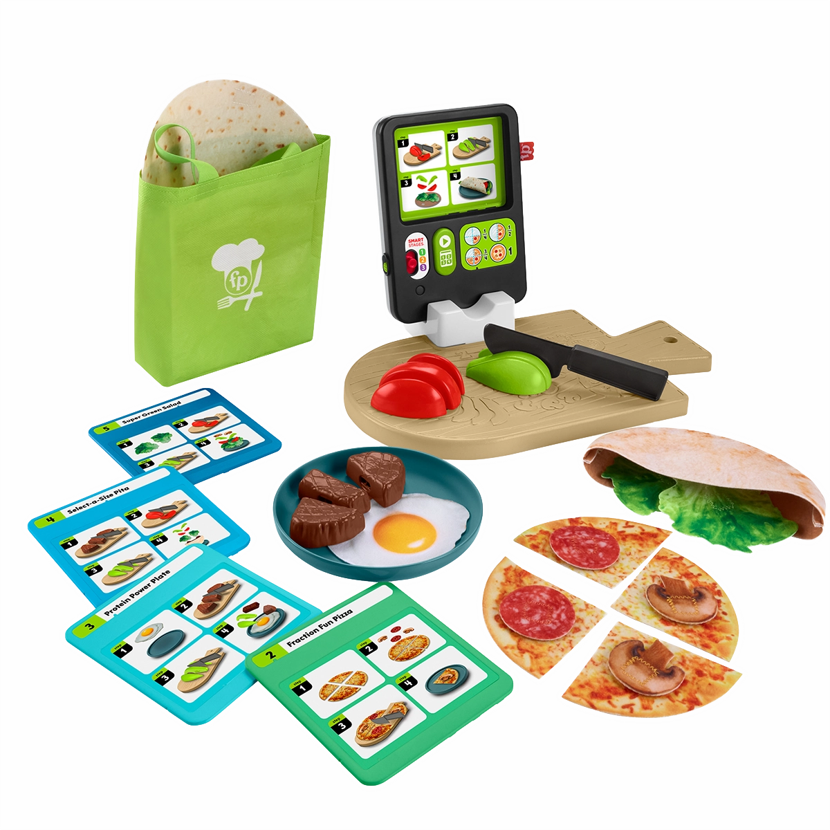 Fisher-Price Laugh & Learn 1-2-3 Follow The Recipe Meal Kit