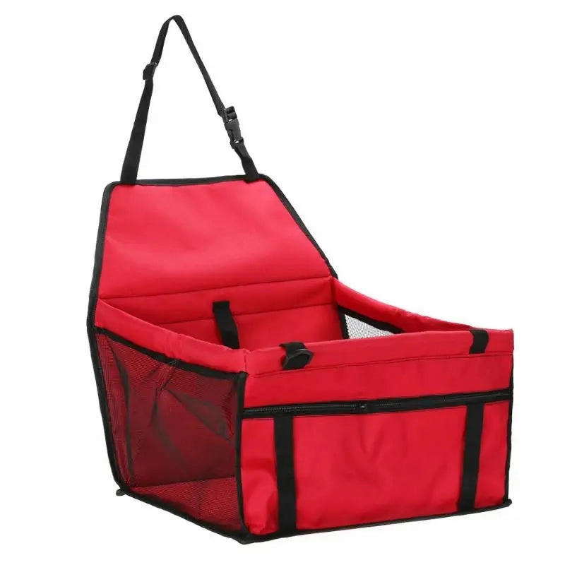 Folding Pet Dog Car Seat Carrier – Waterproof & Safe Travel Pad