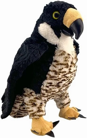 Freddie The Falcon 16 Inch Stuffed Animal Soft Cuddly Bird Plush Toy Realistic Wildlife Companion Collectible Gift for Kids Playroom Toyroom Comfort Pillow Falcon Plushie