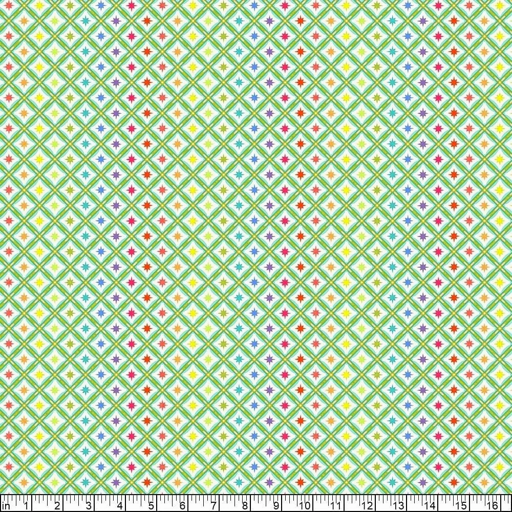 Free Spirit Roar by Tula Pink Stargazer, Fabric by The Yard (Mint)
