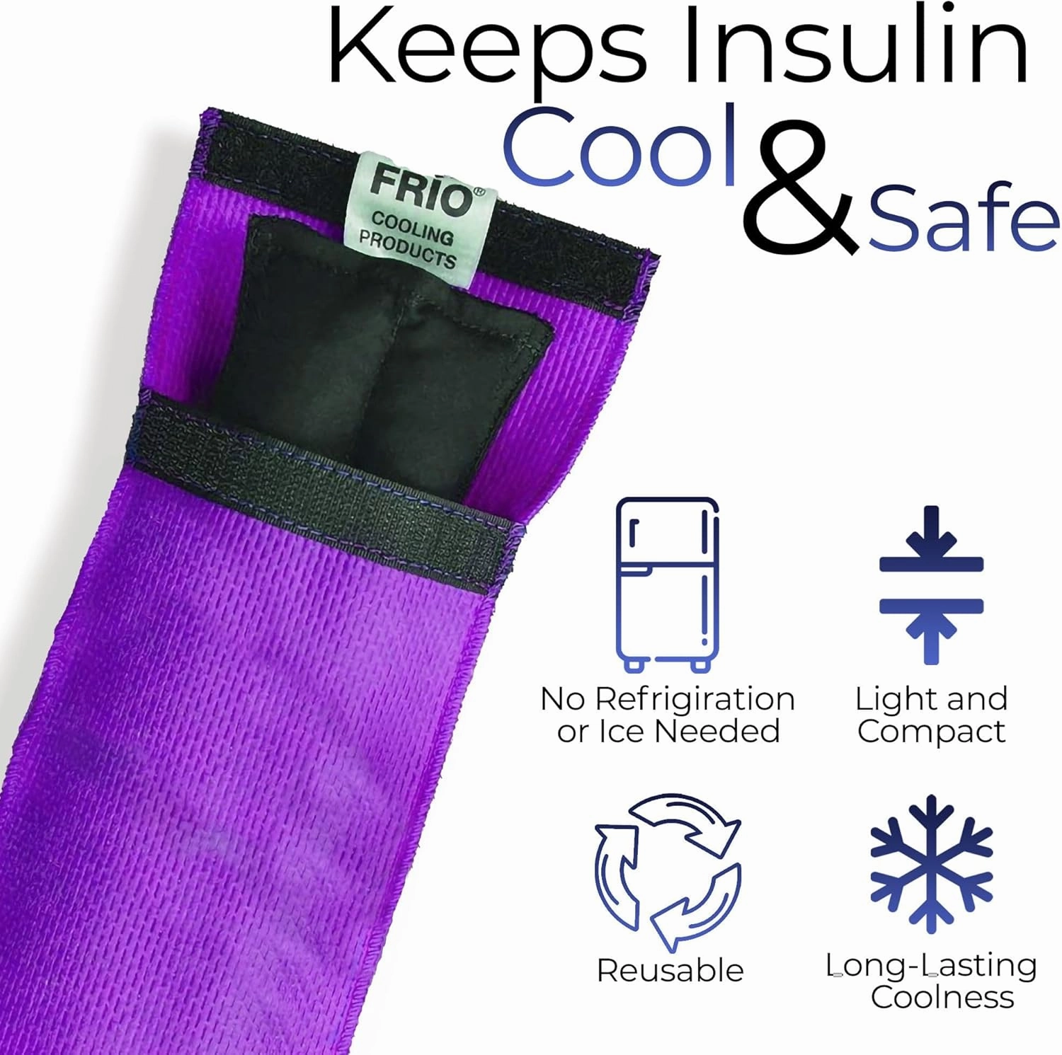FRIO DUO Insulin Cooler Wallet - Keep Medication Cool for 45  Hours Insulin Bag - Perfect for Travel and Everyday Use