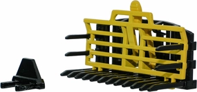 Front Loader Pitchfork - Die Cast Tractor Front Loader Pitchfork Component Farm Toy 1:32 Scale - Models of Tractor Accessories to Collect for Children Aged 3 