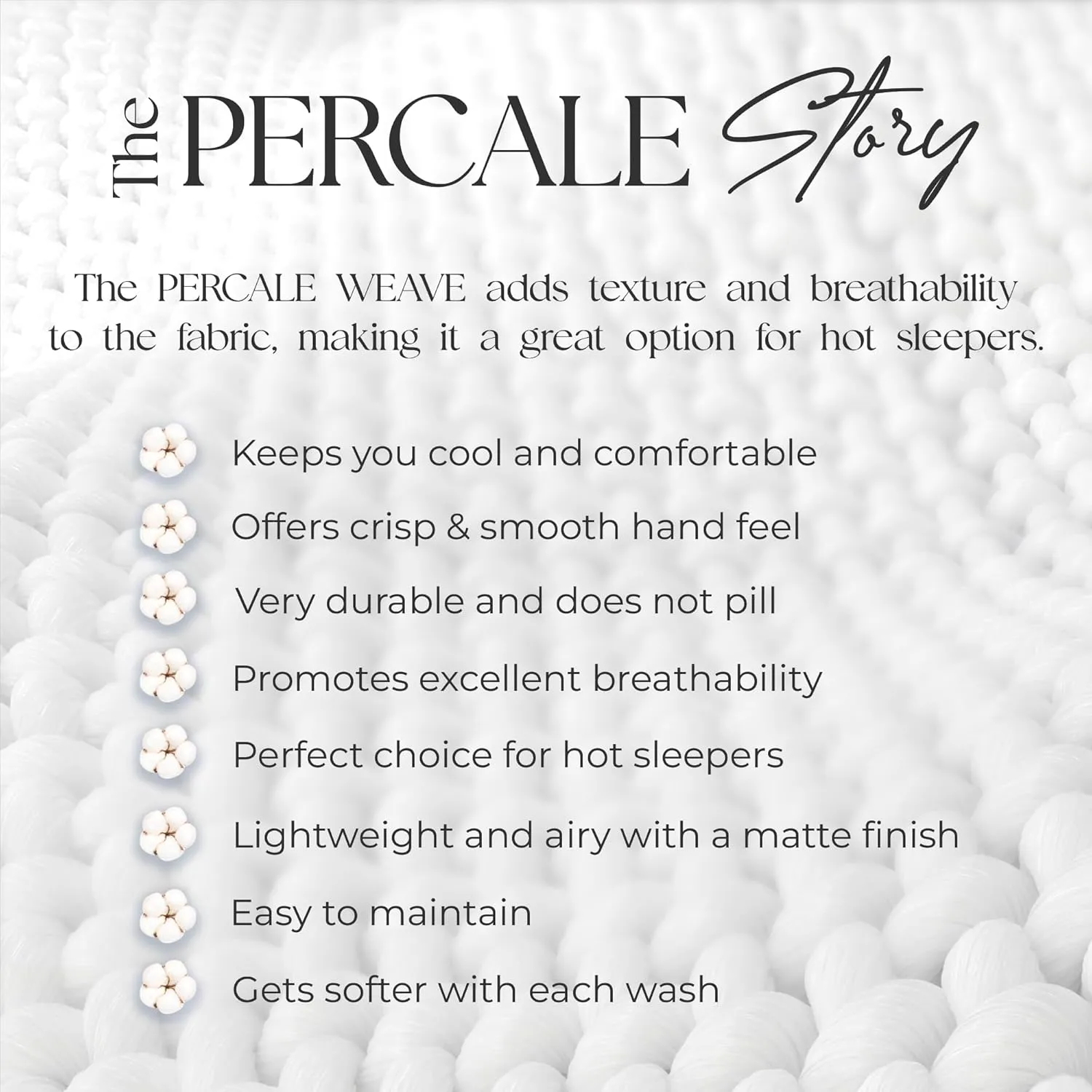 Full White Bed Sheet Set, 400 Thread Count 100% Cotton Bed Sheets with Deep Pockets, Percale Sheets Set, Cool & Crisp, Hotel Luxury Sheets for Full Size Bed