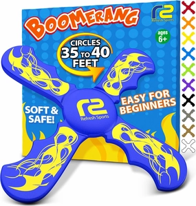 Fun Boomerang - Kids Outdoor Flying Disc Game - Soft & Easy to Use - Birthday Gifts for Boys & Girls All Ages - Best Boy Gifts for 6 7 8 9 10 Year Old Boys   2025 Top Toys for Age 8-12 Boy Gift Ideas
