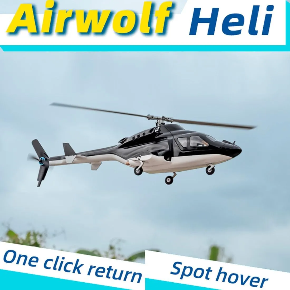 FW450L Remote Control Helicopter, Ultra-high Simulated RC Helicopter, 450-Class 2.4G 6CH RC Electric Airplane Model, Collectable RC Flying Helicopte for Adults - RTF