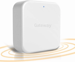 G2 Wi-Fi Gateway Bluetooth Gateway for TTLock, Bluetooth Keyless Entry Electronic Door Lock Wi-Fi Bridge, G2 Hub, Remote Control Smart Fingerprint Lock, Work with Alexa Voice Control, White
