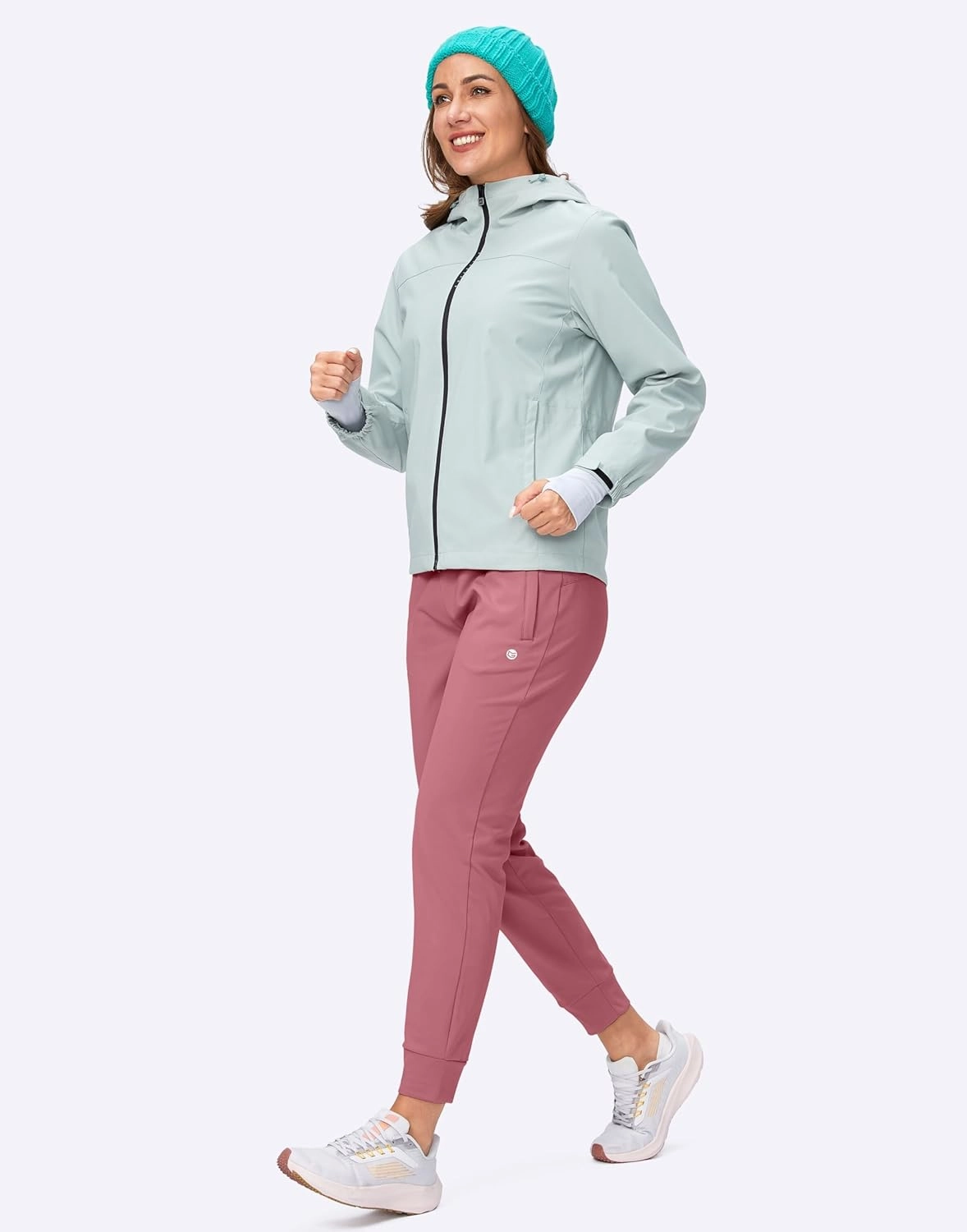 G Gradual Women's Fleece Lined Joggers High Waisted Water Resistant Thermal Winter Sweatpants Running Hiking Pockets
