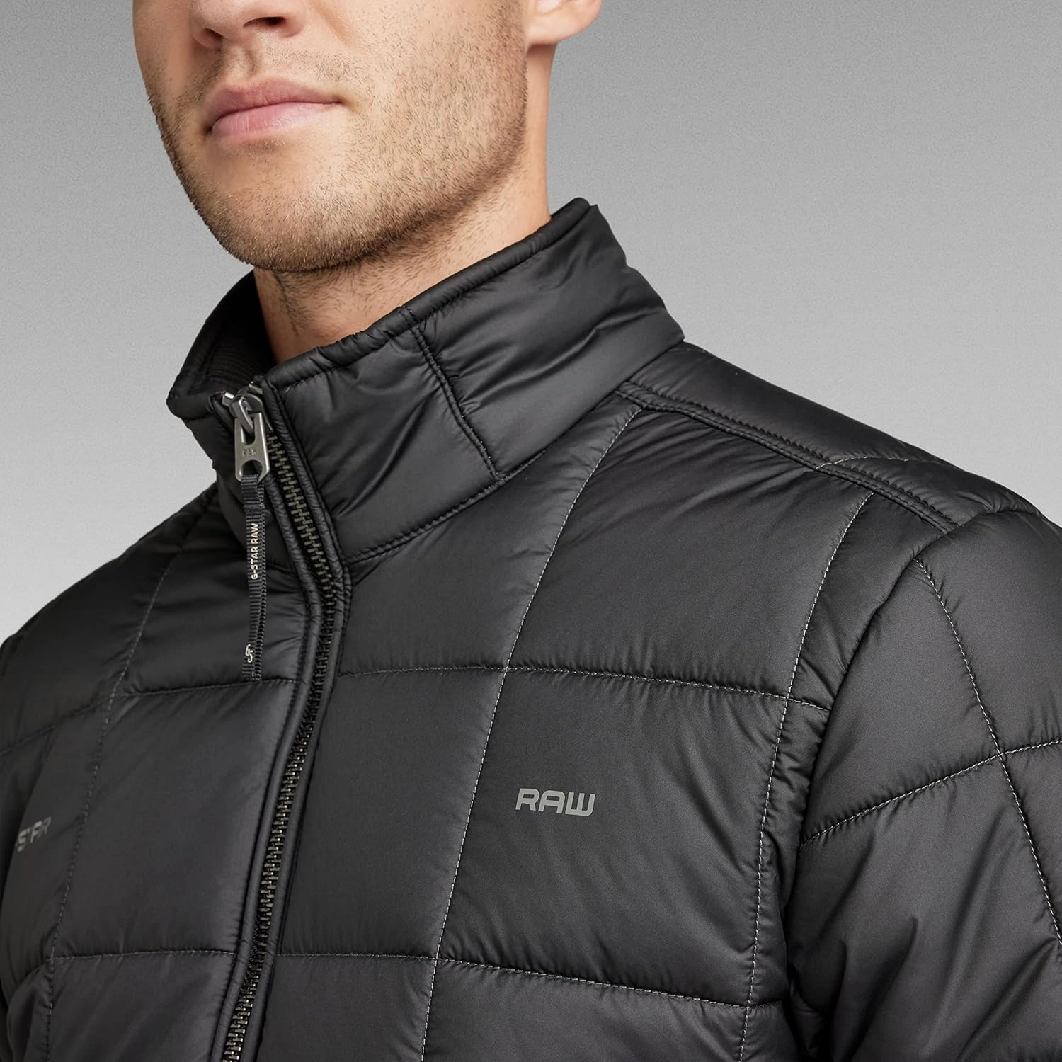 G-STAR Men's Meefic Square Quilted Jacket