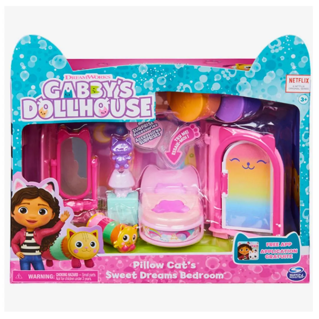 Gabby's Dollhouse Deluxe Room -  Pillow Cat's Sweet Dreams Bedroom