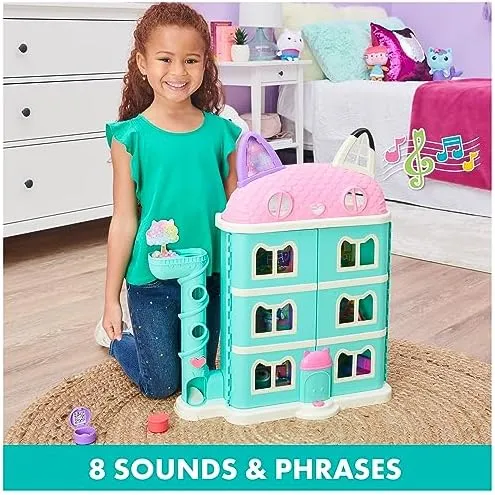 Gabby’s Dollhouse, Purrfect Dollhouse with 15 Pieces including Toy Figures, Furniture, Accessories and Sounds, Kids Toys for Ages 3 and up