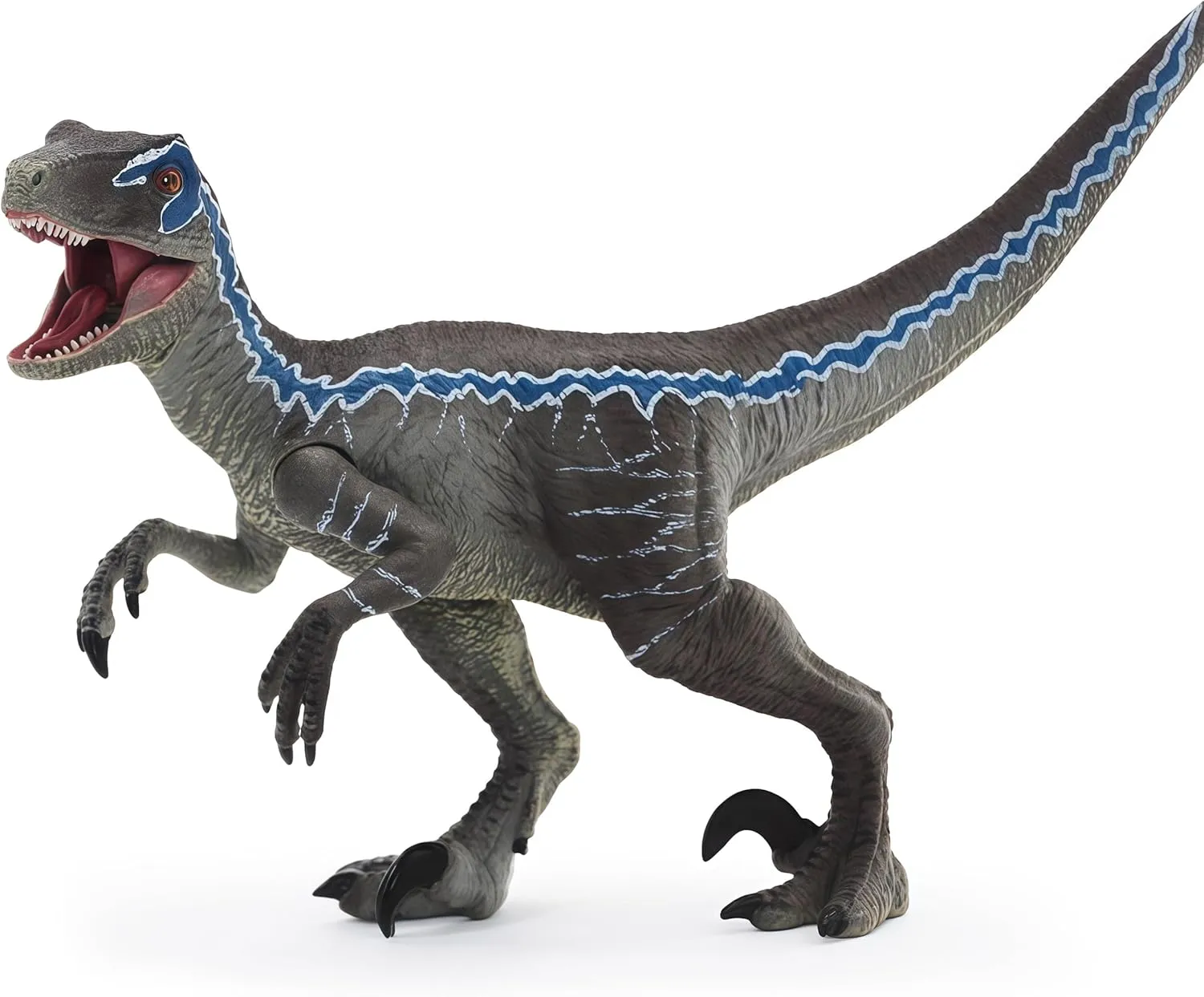 Gemini&Genius Velociraptor Dinosaur Toy for Kids, Raptor Dinosaur Toy Figure with Moveable Jaw and Hands, Realistic and Solid Velociraptor Gift Box, Play, Display, Collection for Kids and Dino Lovers