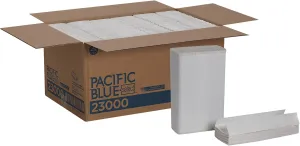 Georgia-Pacific Blue Select Premium 2-Ply C-Fold Paper Towels by PRO , White, 23000, 120 Towels Per Pack, 12 Packs Per Case