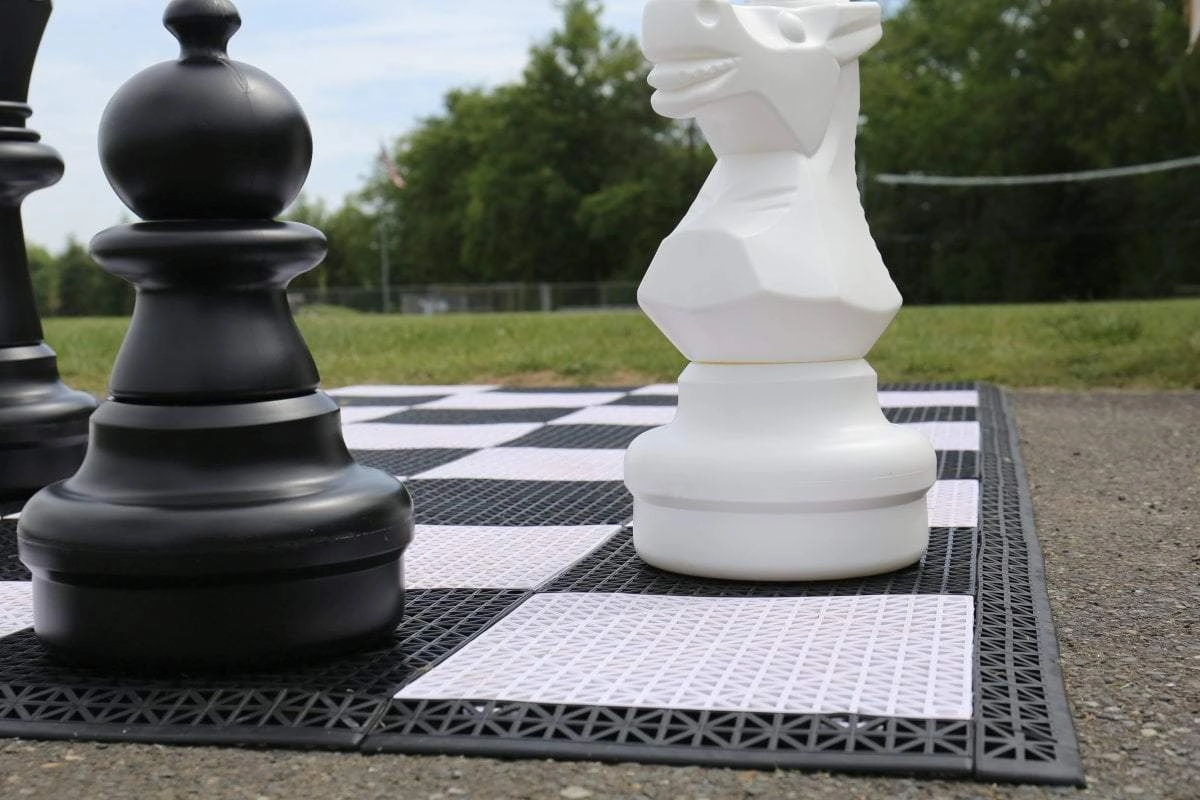 Giant PVC Flex Chess Mat for Indoor or Outdoor Use