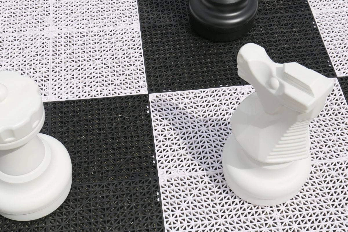 Giant PVC Flex Chess Mat for Indoor or Outdoor Use