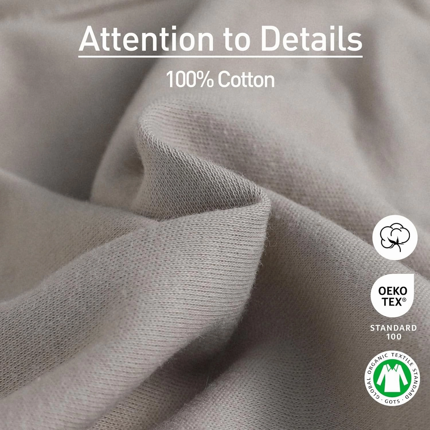 GLLQUEN BABY Organic Swaddle Sleep Sacks for Newborn - Baby Swaddles 0-3 Months, 3-Pack Newborn Swaddling Sack, Gray Stripe & Animal World, Baby Swaddle Blanket Wrap (Small/Medium)