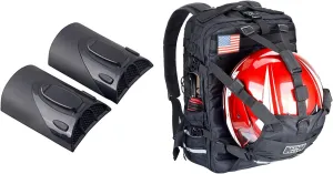 Goldfire 1 Pair Black Style Universal Motorcycle Cooling System Clip-on Jacket Sleeve Vents   Motorcycle Helmet Backpack ATV/UTV Cycling Riding Helmet Holder Bag Military Tactical Backpack for Men