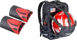 Goldfire 1 Pair Red Style Universal Clip-on Motorcycle Jacket Cooling System Sleeve Vents   Motorcycle Helmet Backpack Military Helmet Molle Storage Bag Waterproof Hiking Bag Tactical Backpack for Men