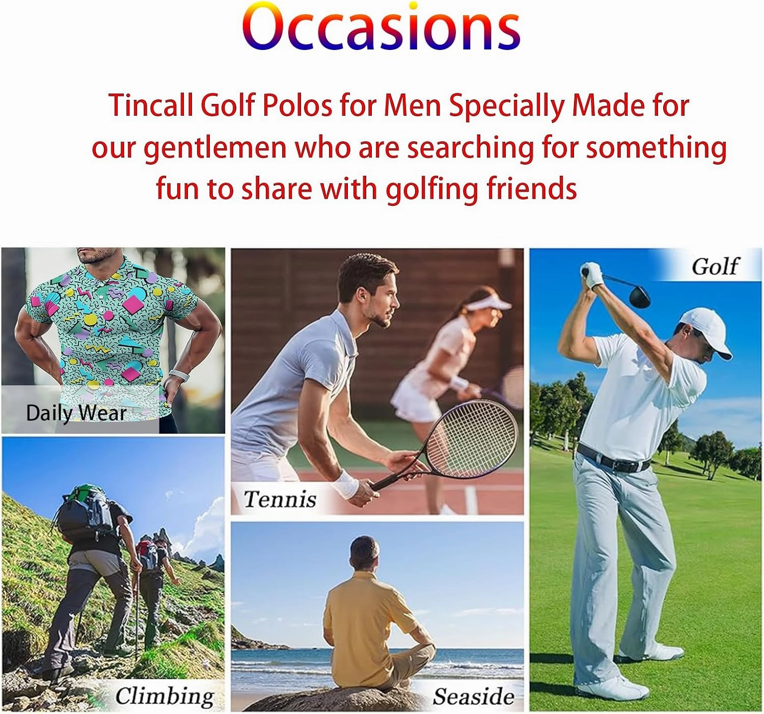 Golf Shirts for Men,Dry Fit Athletic Short Sleeve Polo Shirts,Performance 4 Way Stretch Golf Polos with UPF 50