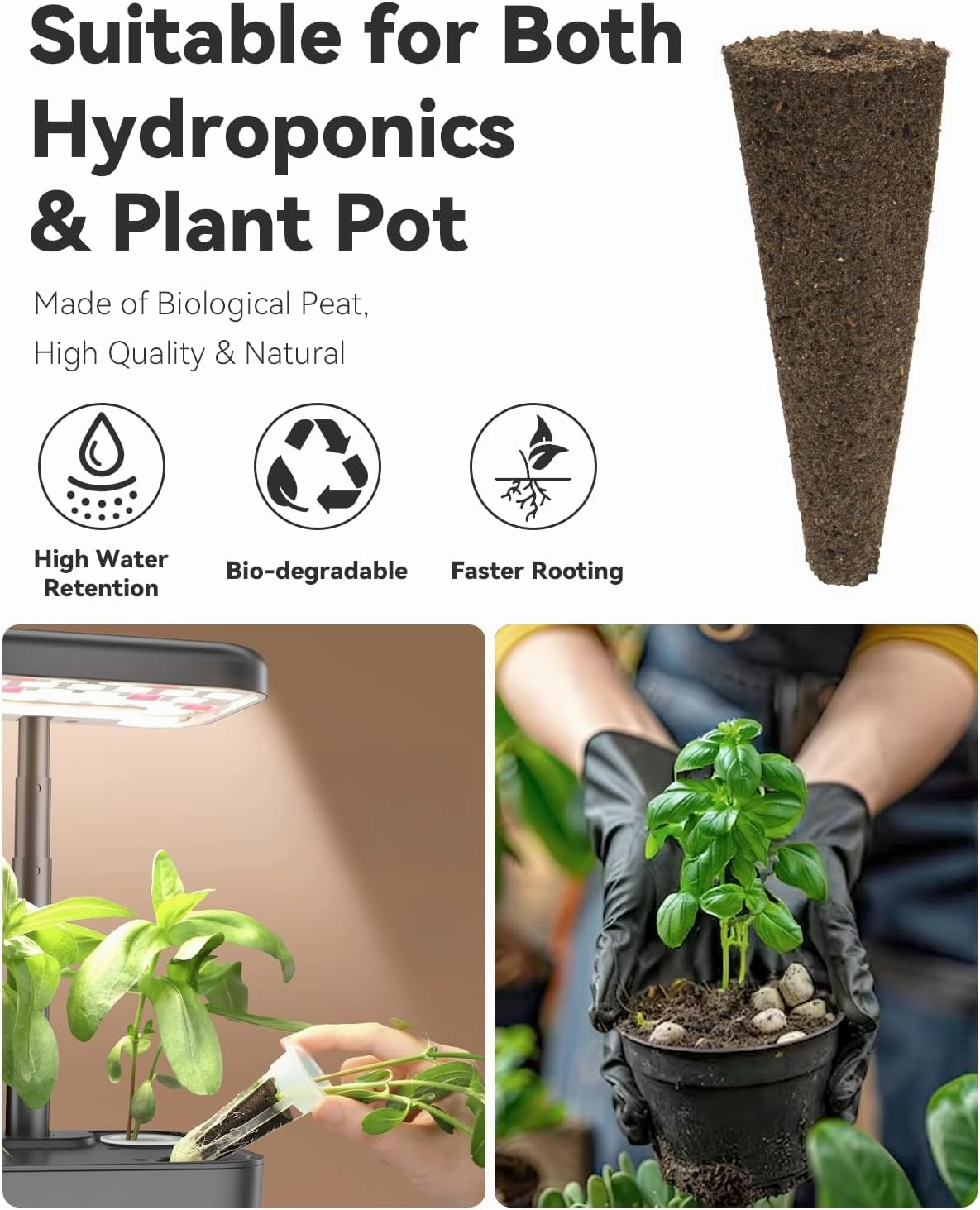 Gourmet Herb Seed Pod Kit Compatible with AeroGarden, idoo, Ahopegarden, Gardencube with Basil, Parsley, Thyme, Mint, Cilantro, Dill, Oregano, Chives - Compatible with All Hydroponics(8-Pod)
