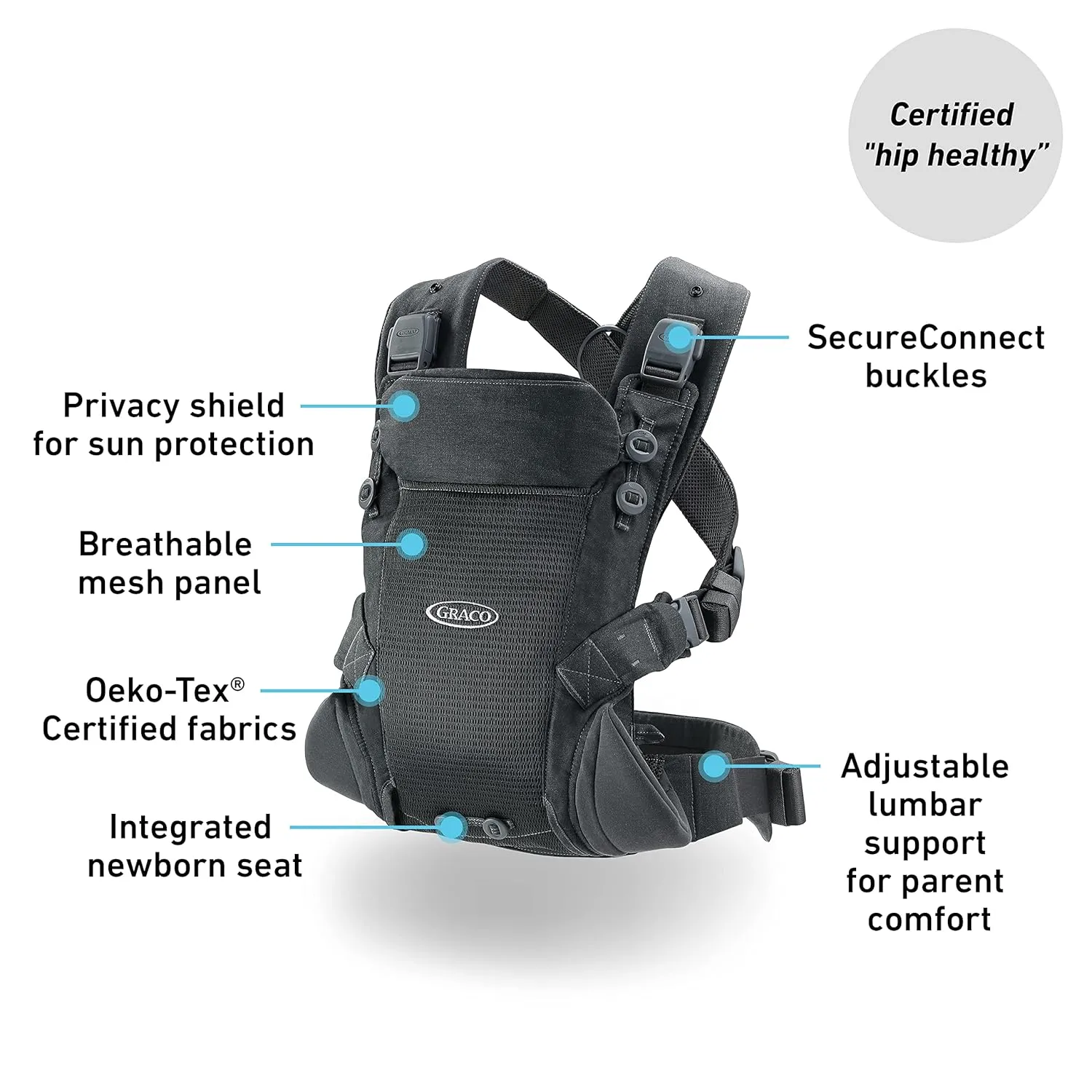 Graco Cradle Me Lite 3-in-1 Baby Carrier