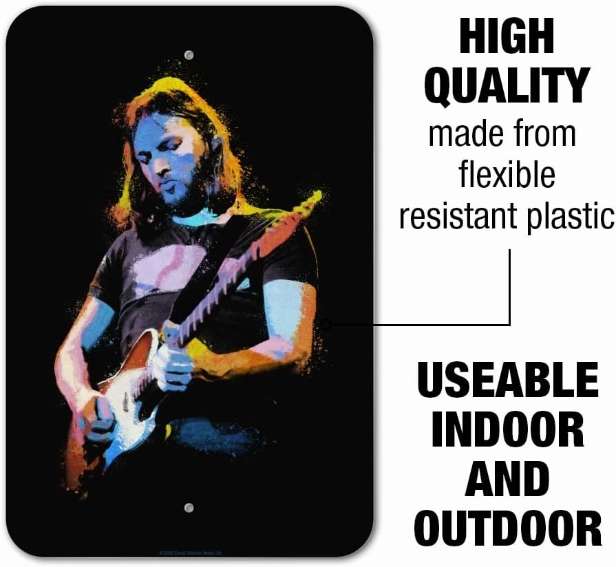 GRAPHICS & MORE David Gilmour Guitar Graphic Home Business Office Sign