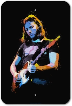 GRAPHICS & MORE David Gilmour Guitar Graphic Home Business Office Sign