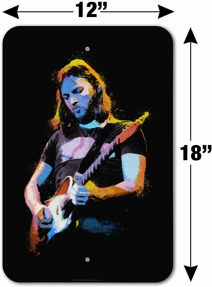 GRAPHICS & MORE David Gilmour Guitar Graphic Home Business Office Sign