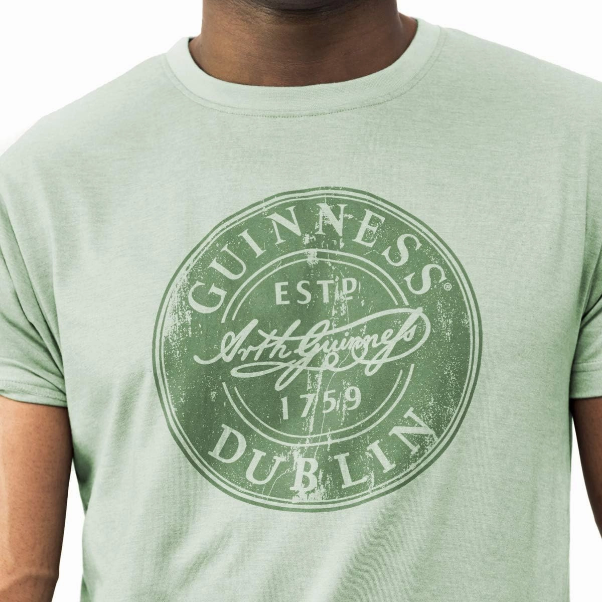 Guinness Green Bottle Cap Cotton/Polyester Tee | Official Merchandise