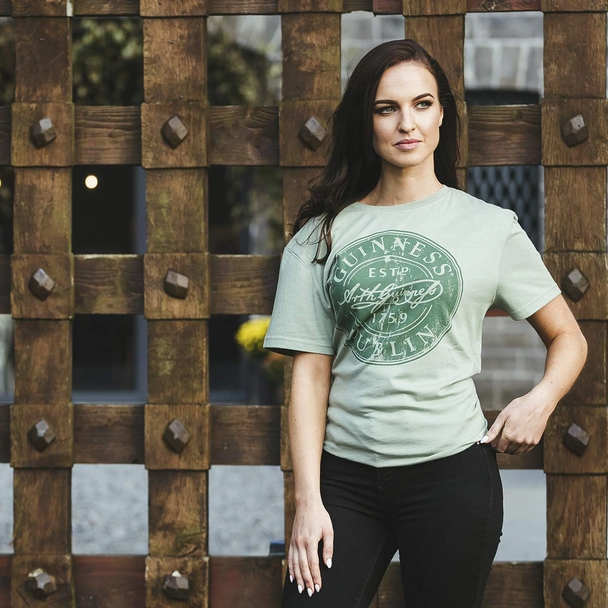 Guinness Green Bottle Cap Cotton/Polyester Tee | Official Merchandise