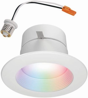 HALO 4" Smart Wi-Fi® Recessed LED Light Powered by WiZ Pro, Dimmable Full Color w/SpaceSense® Motion, Smart Home Ready - RL4069WZRGBWWHR
