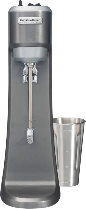 Hamilton Beach Commercial HMD200R Single-Spindle Drink Mixer, 3 Speed Universal Motor, Hands-Free Operation, NSF Certified